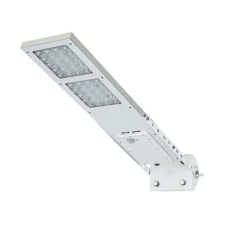 Lampadaire solaire 2400 lumens pour éclairage extérieur