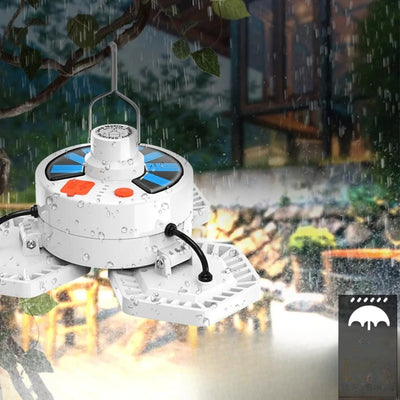 Lampe de camping solaire USB LED extérieur