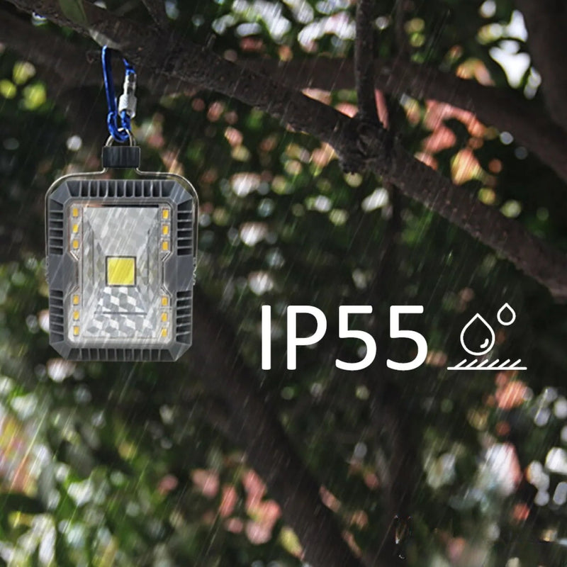 Lampe solaire camping LED portable extérieur