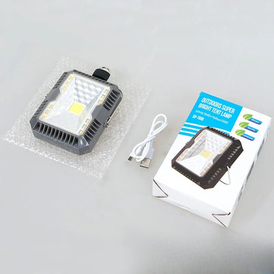 Lampe solaire camping LED portable câble USB