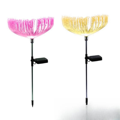Lampe Solaire de Jardin à Planter Couleur Changeante – lampe plantée dans le jardin