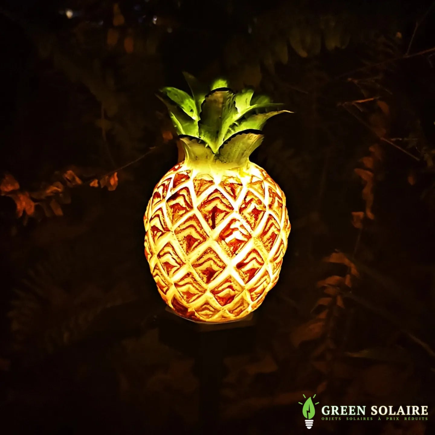 LAMPE ANANAS LUMINEUX SOLAIRE