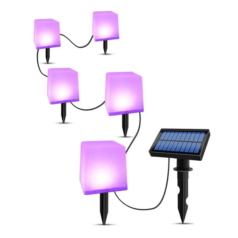 Guirlande solaire LED 10 couleurs déco jardin
