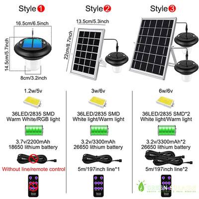 LAMPE SOLAIRE À SUSPENDRE EXTÉRIEUR