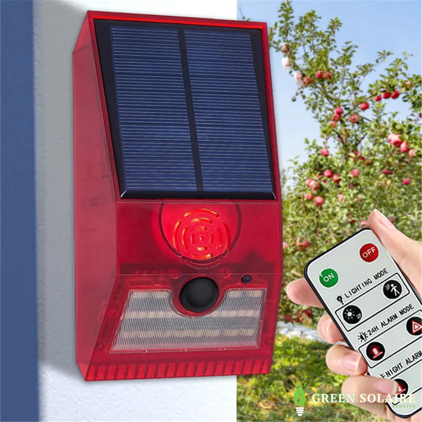 LAMPE SOLAIRE AVEC ALARME