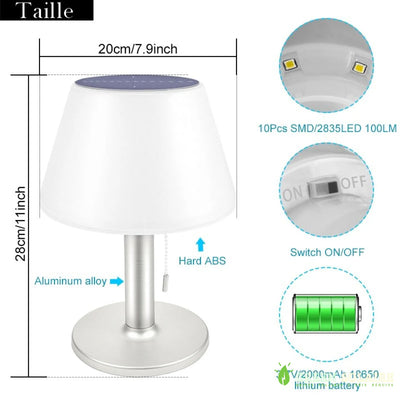 LAMPE SOLAIRE DE TABLE