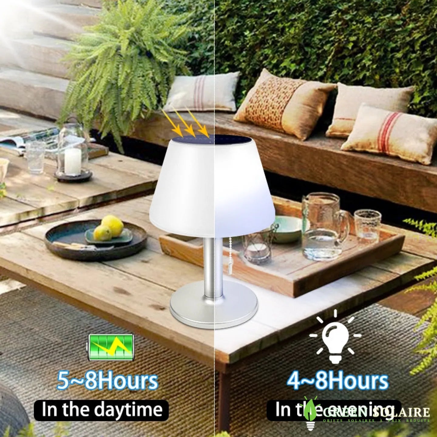 LAMPE SOLAIRE DE TABLE