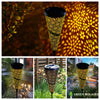 LAMPE SOLAIRE EN FER FORGÉ DE JARDIN À PLANTER