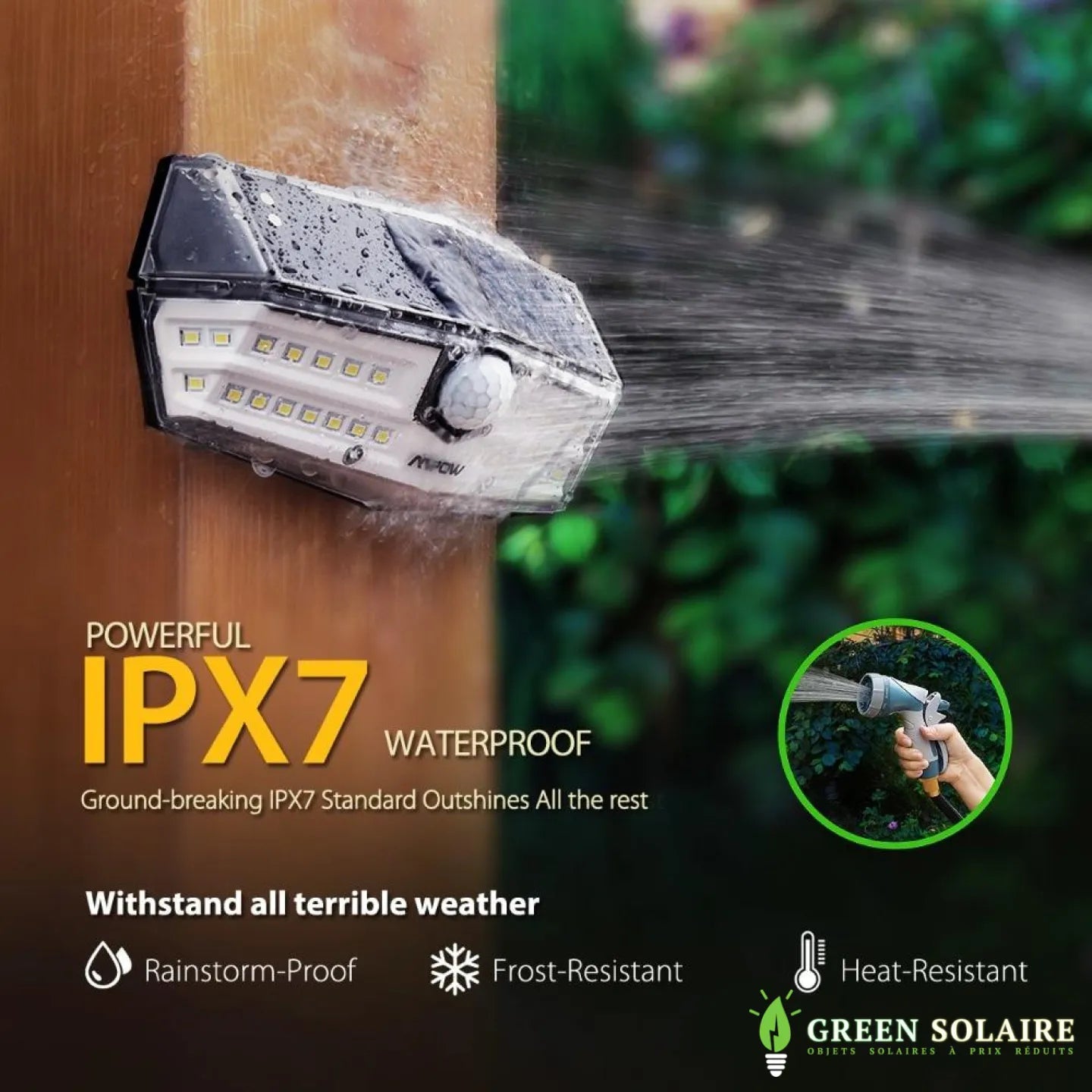 Lampe Solaire Moderne IP67
