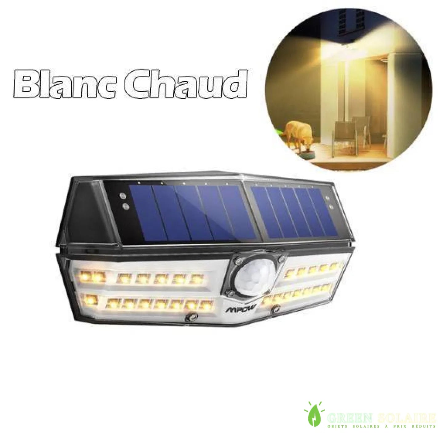 Lampe Solaire Moderne IP67 - Blanc Chaud 3000K