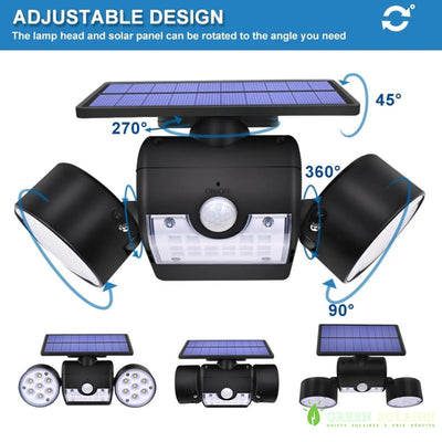 Lampe Solaire Oracle à Spots Orientables