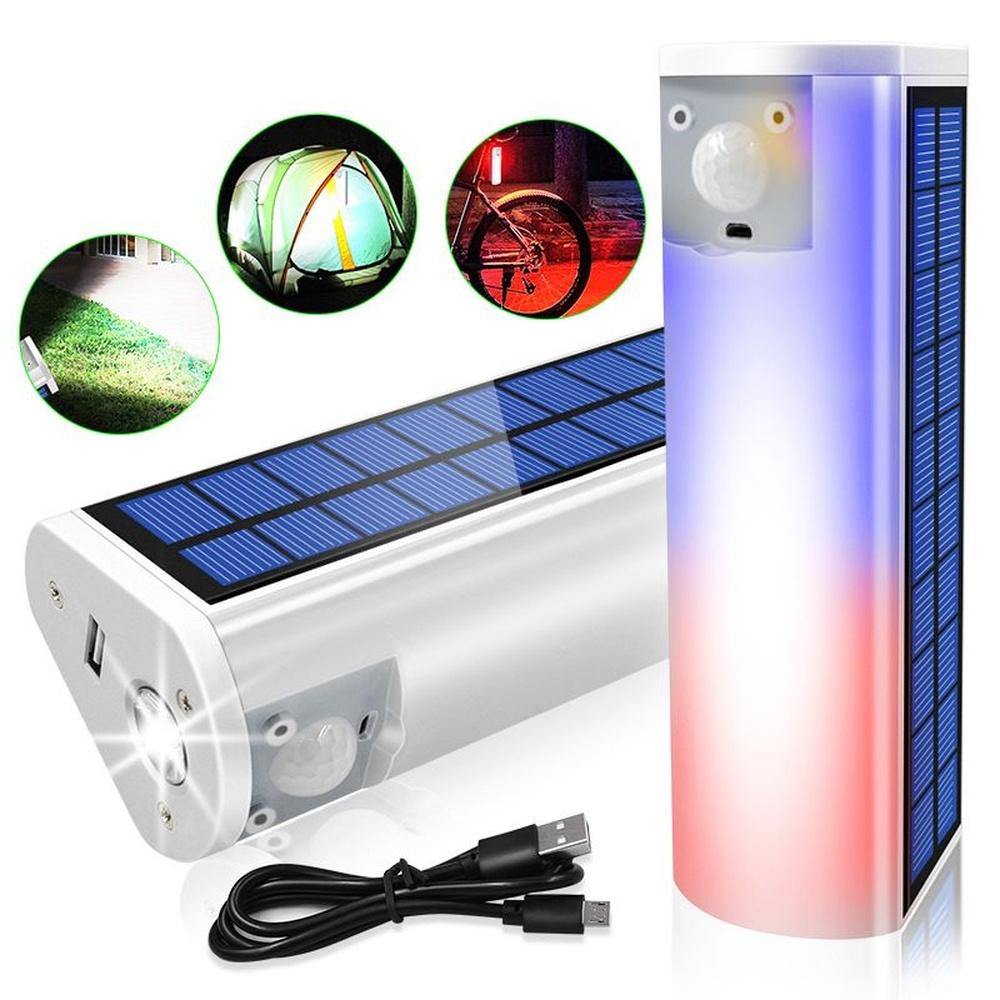 Lampe solaire camping rechargeable 31 LED 5en1 torche