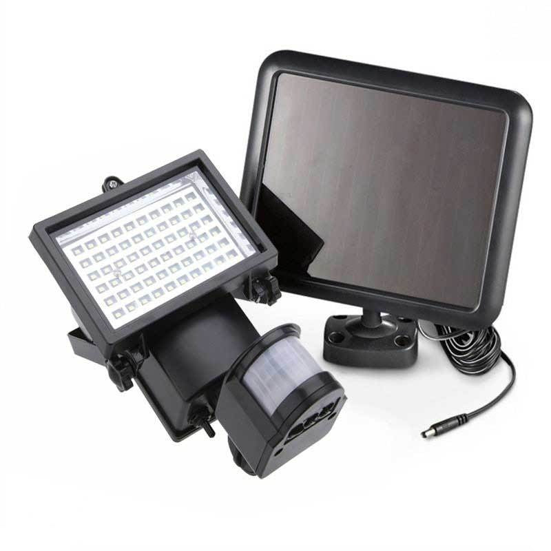 Lampe solaire jardin spot capteur grand angle