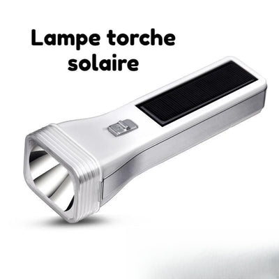 Lampe torche solaire rechargeable portable