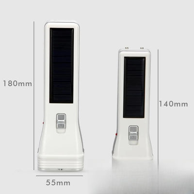 Lampe torche solaire rechargeable, modèles compact et classique