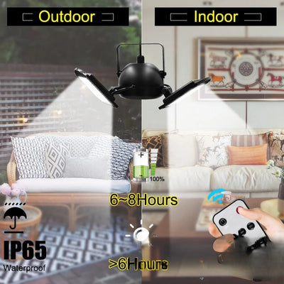 Lampe solaire d'intérieur en usage intérieur et extérieur IP65