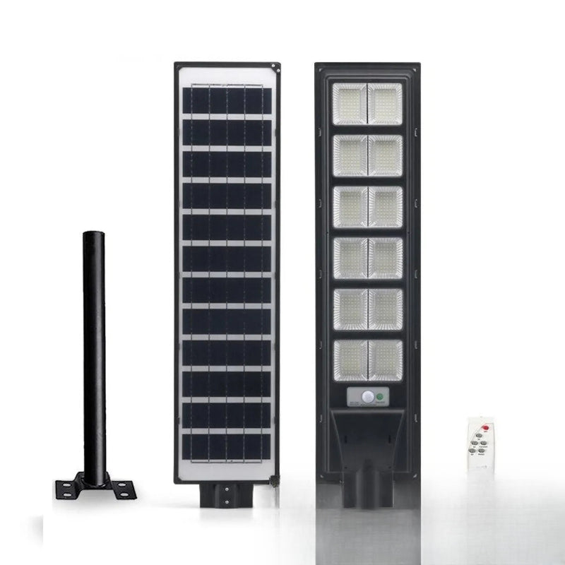 Lampadaire solaire avec mât LED puissant extérieur