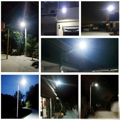 Lampadaire solaire avec mât LED puissant installations nuit