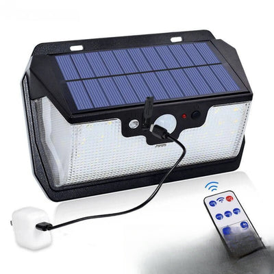 Lampe solaire rechargeable LED avec télécommande