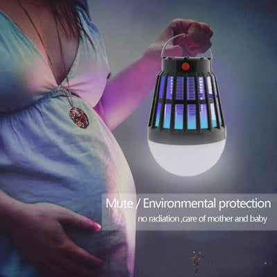 Lanterne solaire anti-moustique ambiance silencieuse