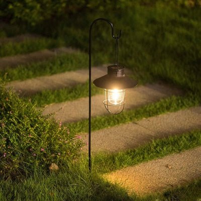 Lanterne Solaire Ampoule Vintage à Suspendre Jardin