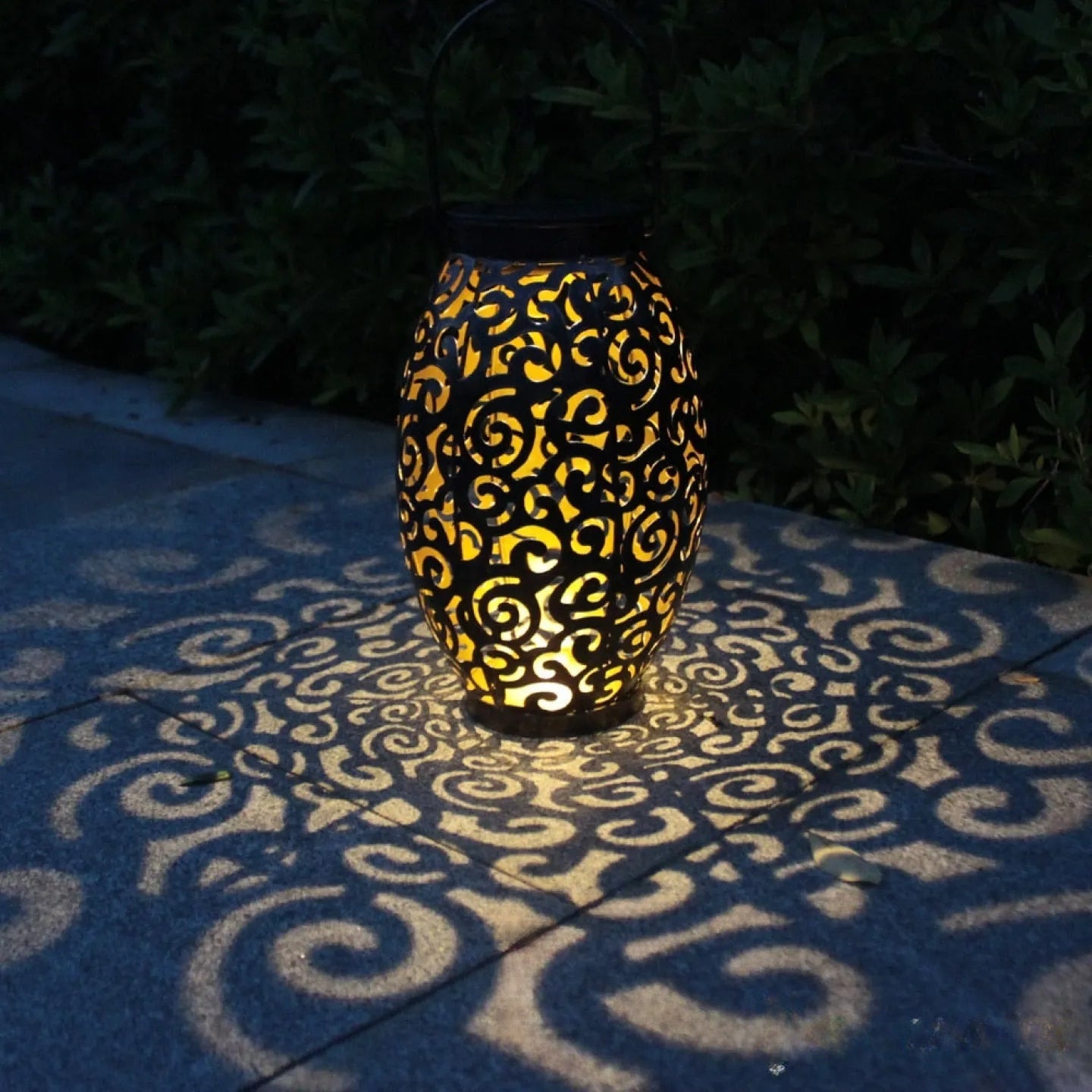 Lanterne Solaire Décorative LED Blanc Chaud Jardin Extérieur
