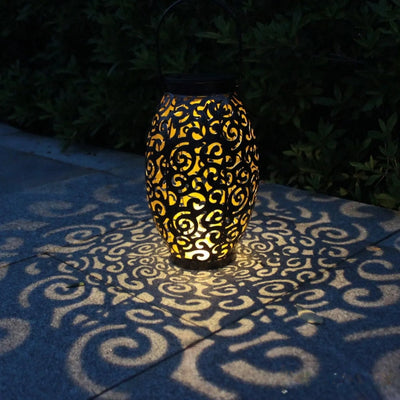 Lanterne Solaire Décorative LED Blanc Chaud Jardin Extérieur