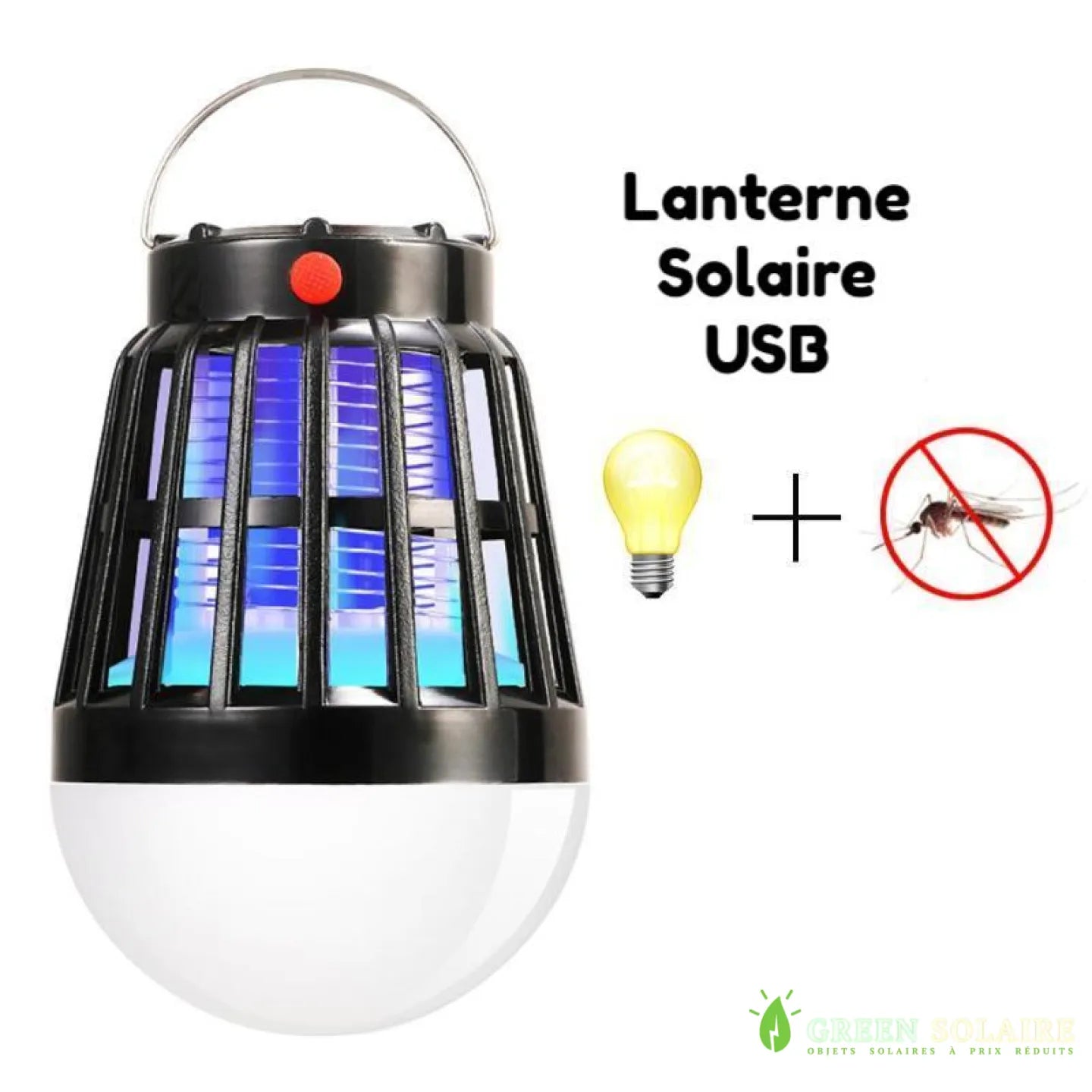 LANTERNE SOLAIRE LAMPE ANTI-MOUSTIQUE