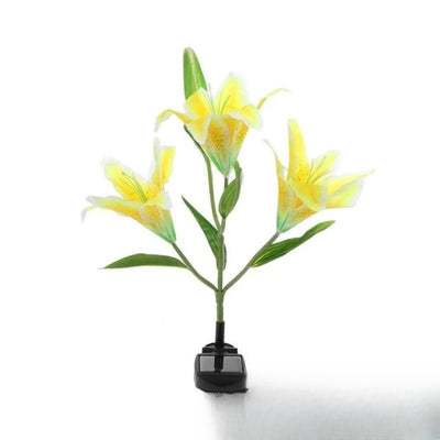 Fleur Solaire Lily et Rose Jardin Lily Jaune