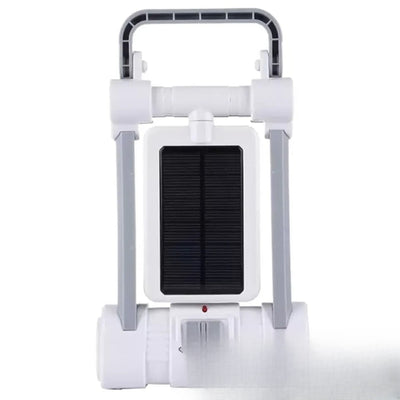 Lampe solaire de pêche pliée avec poignée de transport