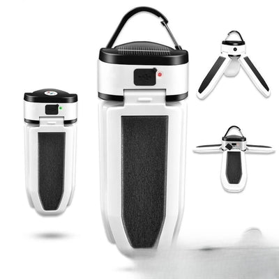 Lampe de poche solaire LED pliable pour camping nomade
