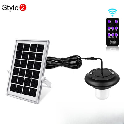 Ampoule solaire avec panneau déporté 3W et télécommande