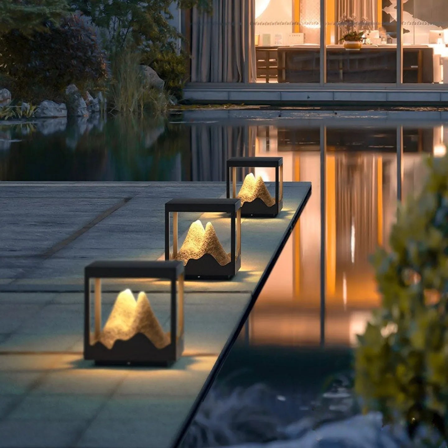 Luminaire Solaire Extérieur Moderne LED Jardin