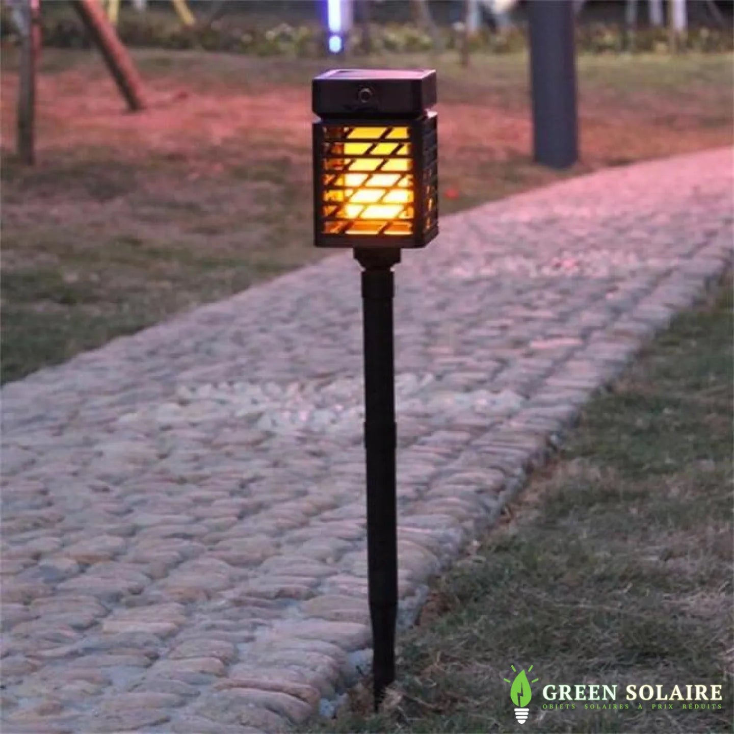 LUMINAIRE SOLAIRE DE JARDIN EFFET FLAMME