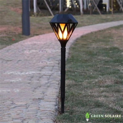 LUMINAIRE SOLAIRE DE JARDIN EFFET FLAMME