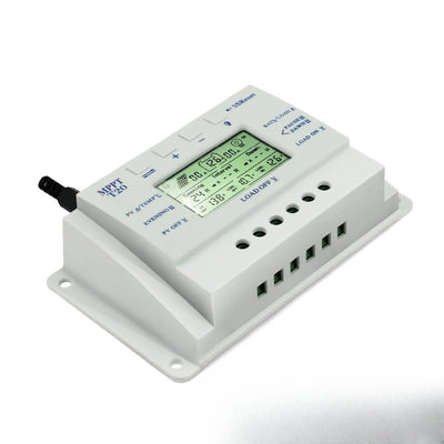 Régulateur de charge solaire MPPT 20A vue de profil