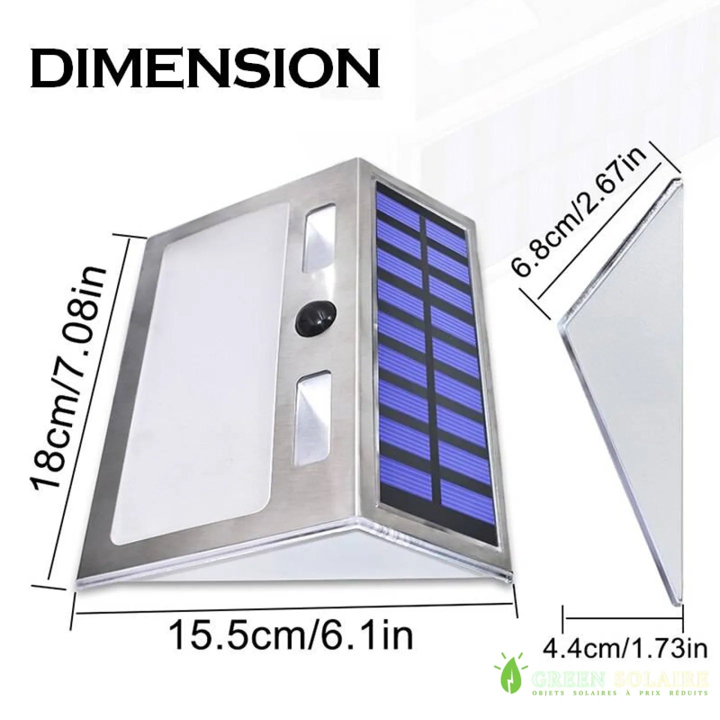 NUMÉRO DE MAISON SOLAIRE LED