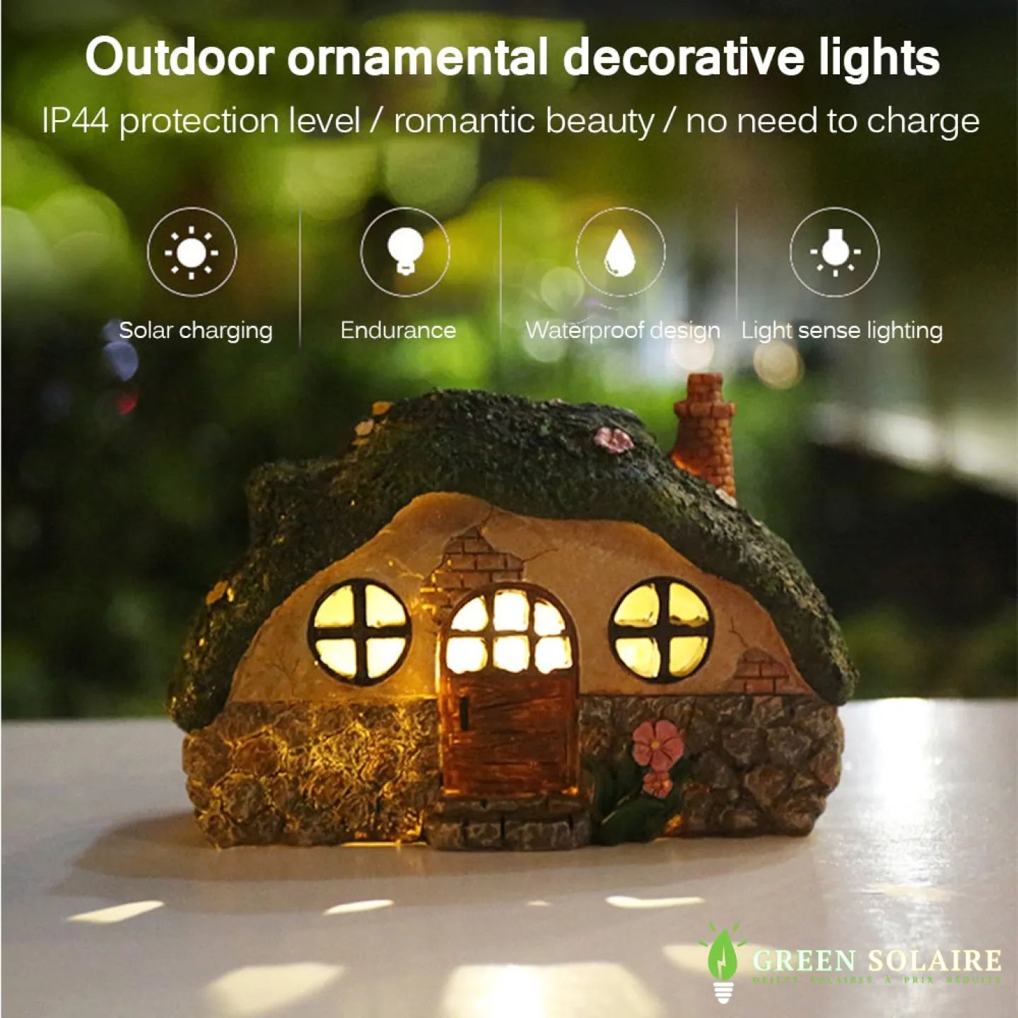 OBJET DECORATIF SOLAIRE MAISON