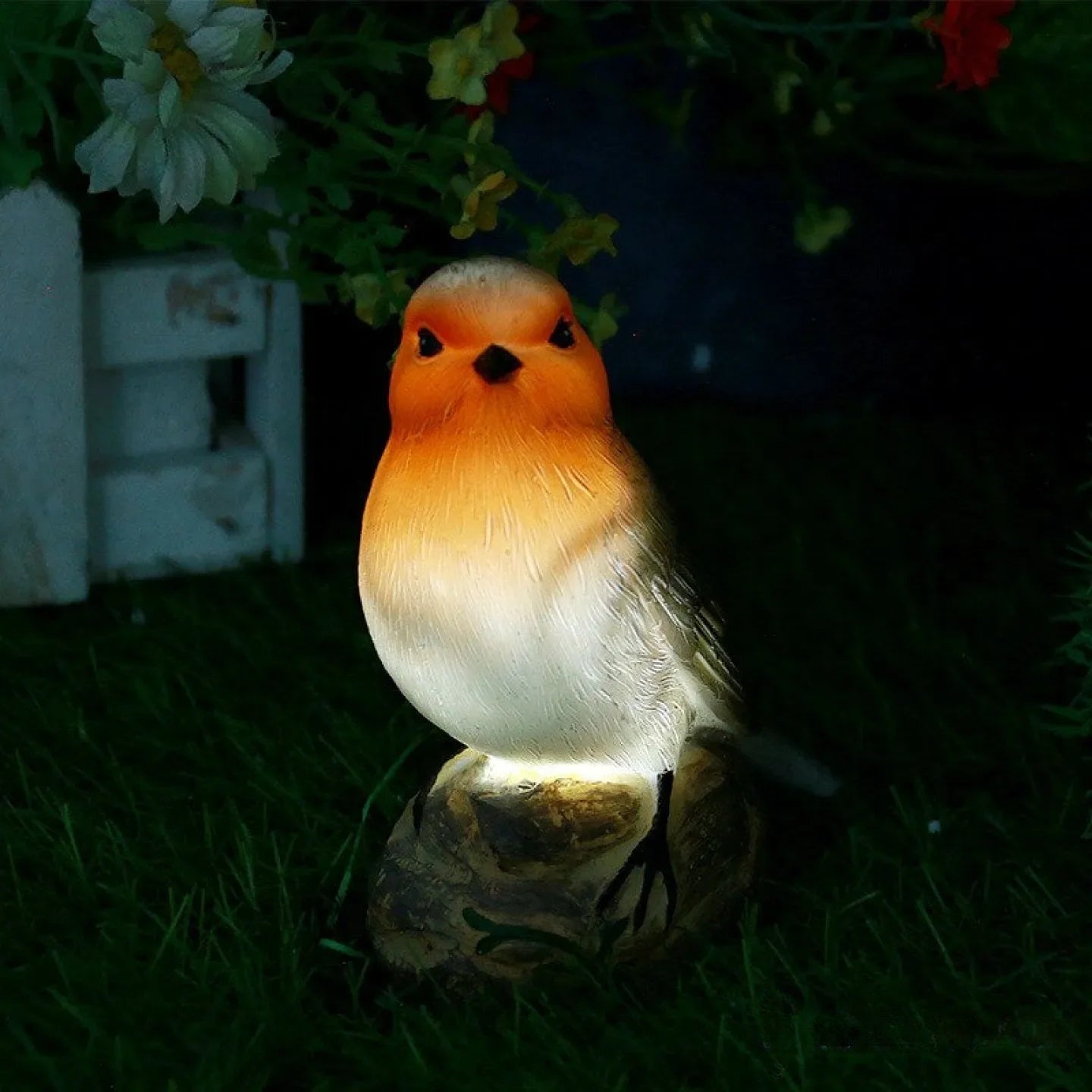 Oiseau Solaire Lumineux Décoratif pour Jardin LED