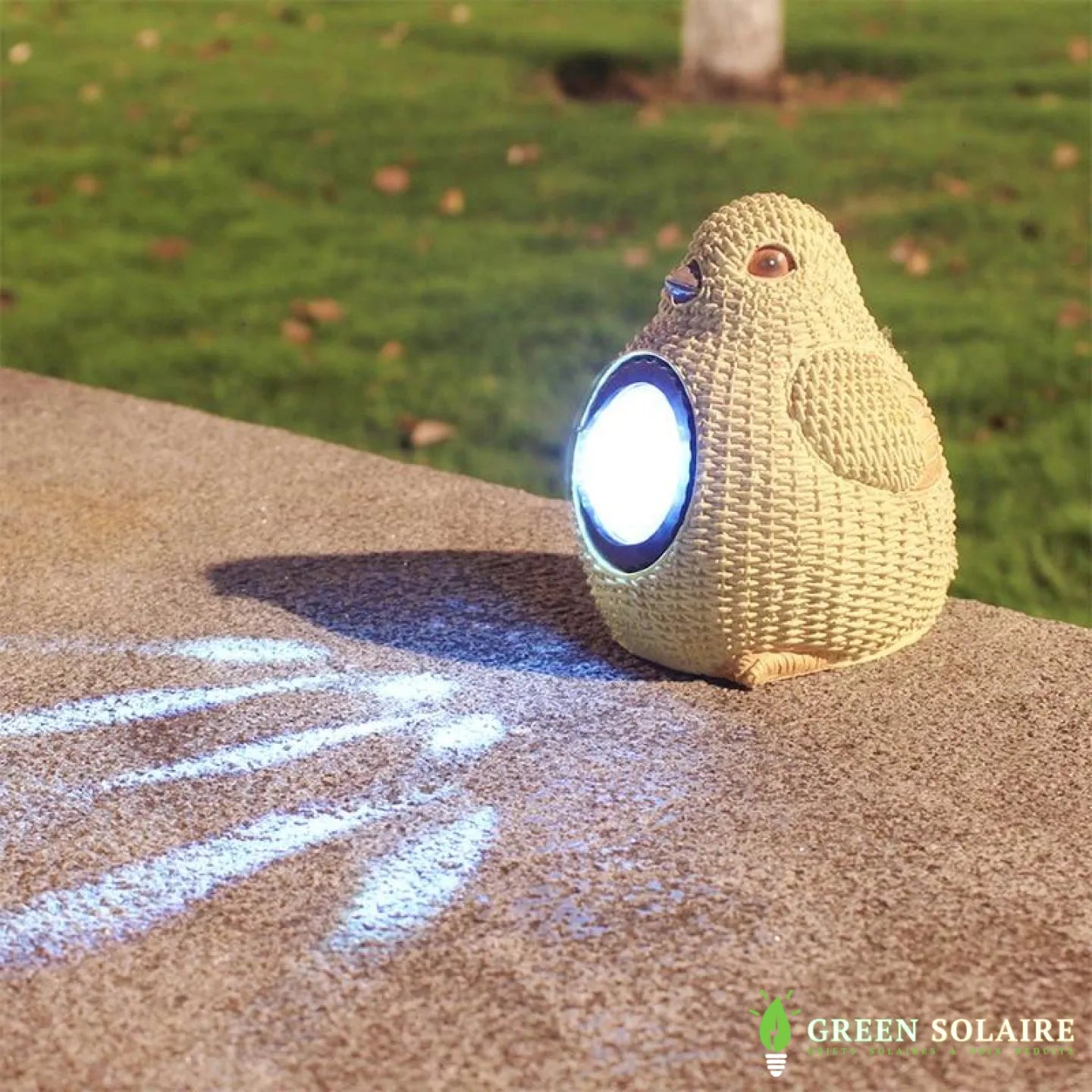 OISEAUX SOLAIRE LUMINEUX ANIMAUX DE JARDIN