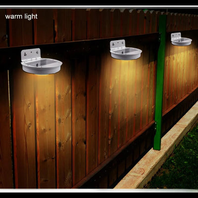 Applique solaire murale LED lumière chaude clôture