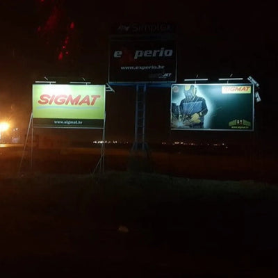 Éclairage Solaire pour Panneau Publicitaire Extérieur LED