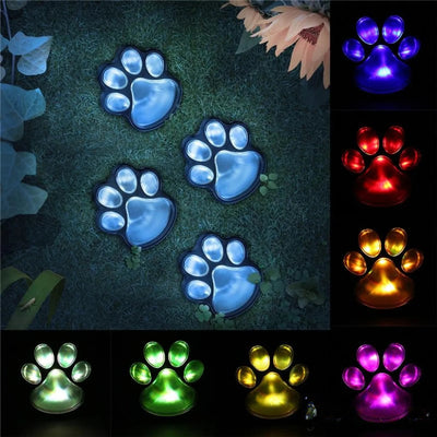 Pattes de Chien Solaires Décoratives Multicolore RGB