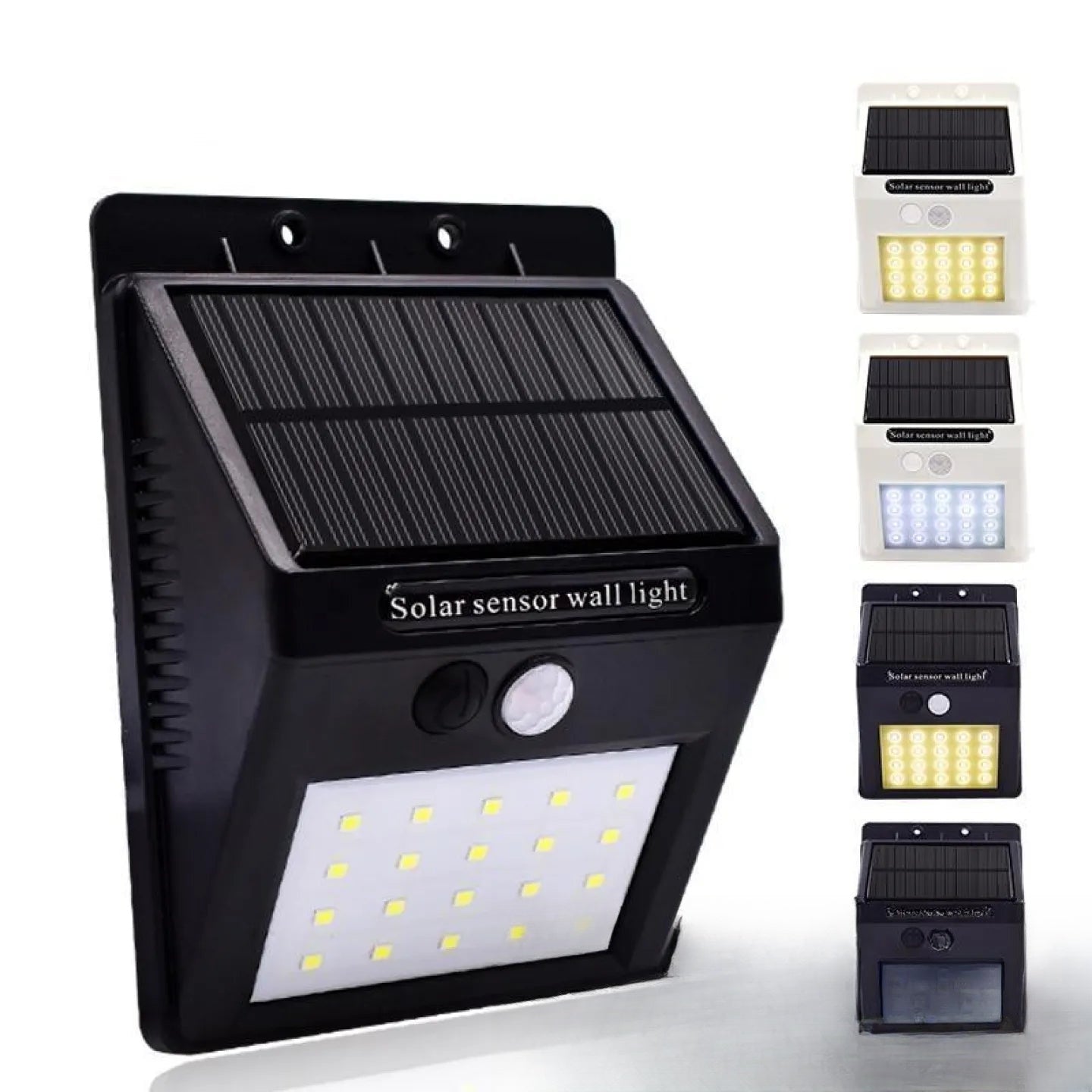 Petite applique solaire murale LED extérieure