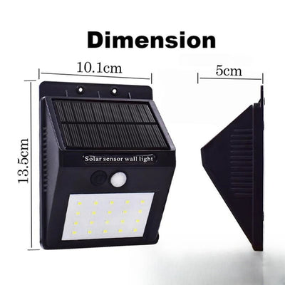 Petite applique solaire murale dimensions