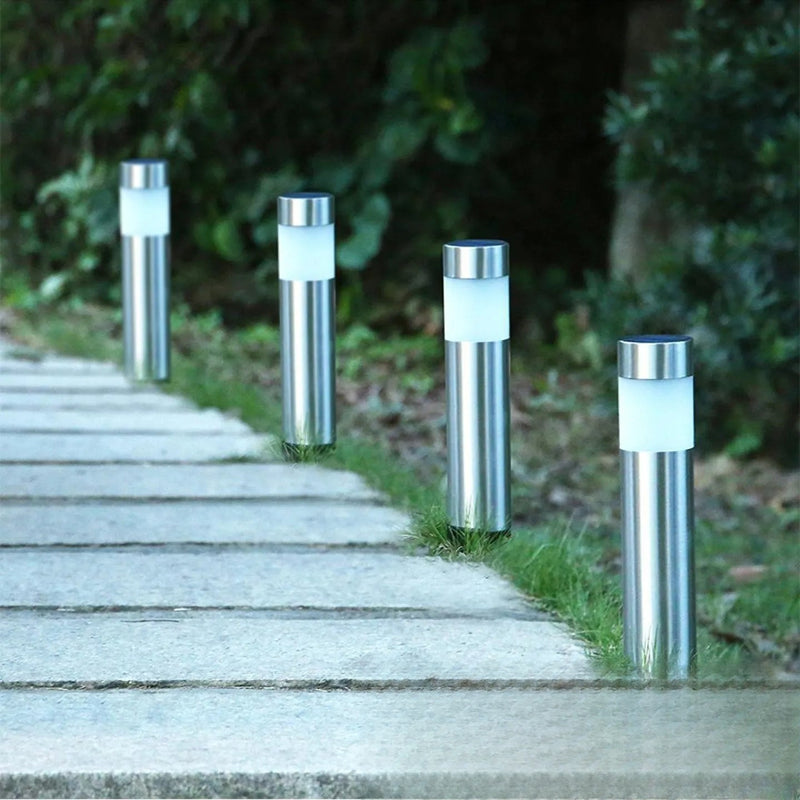 Petite Borne Solaire LED de Balisage Allée Jardin