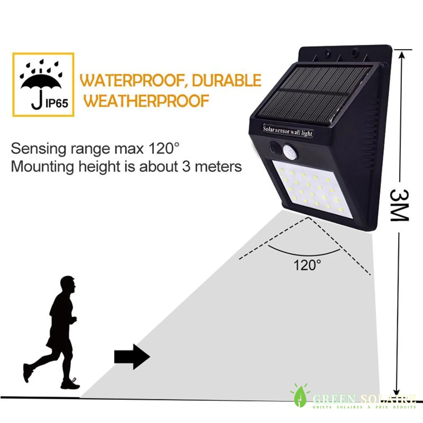 PETITE APPLIQUE SOLAIRE MURALE