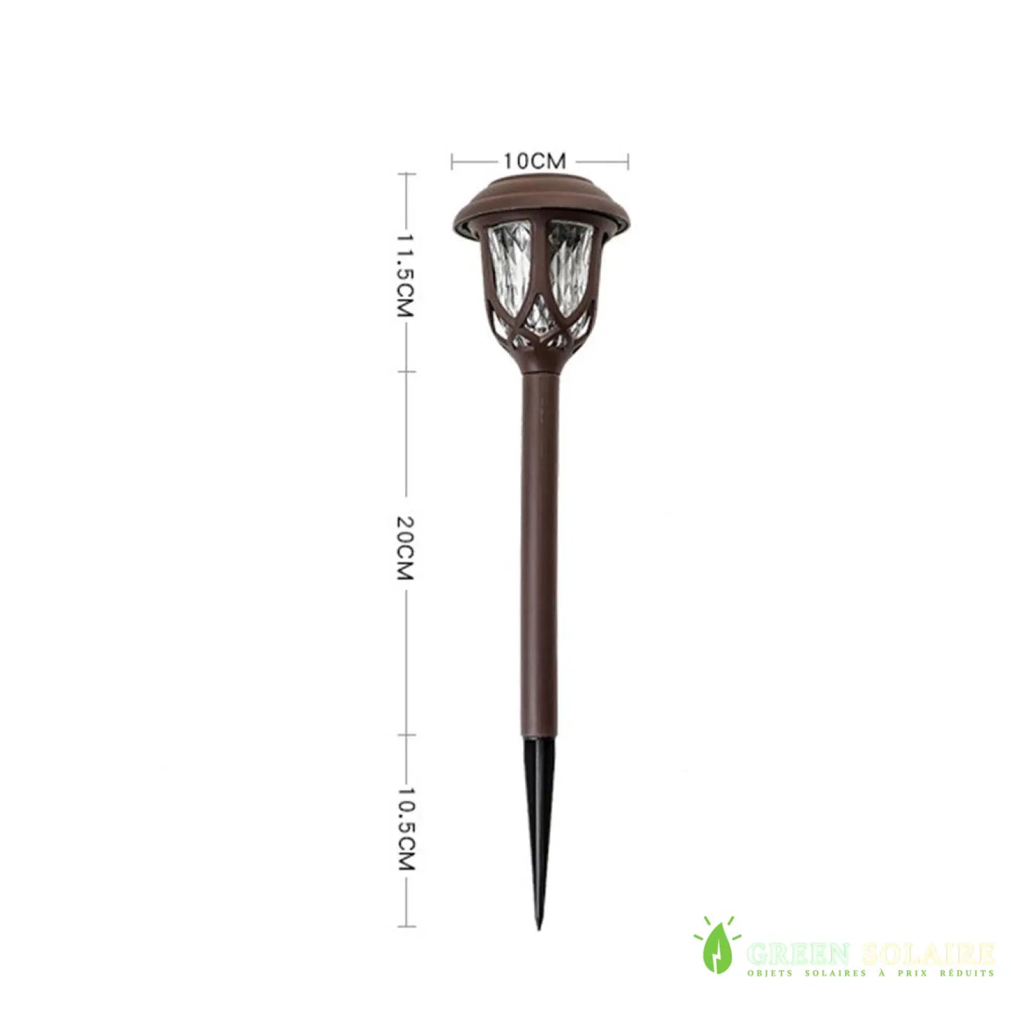 PETITE BORNE SOLAIRE LUMINEUSE DE JARDIN