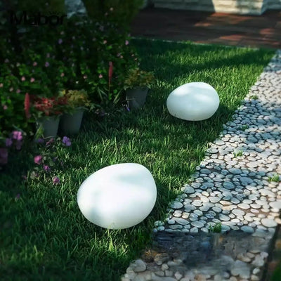 Lampe Pierre Solaire LED Jardin Couleur Changeante – pierre lumineuse posée au jardin