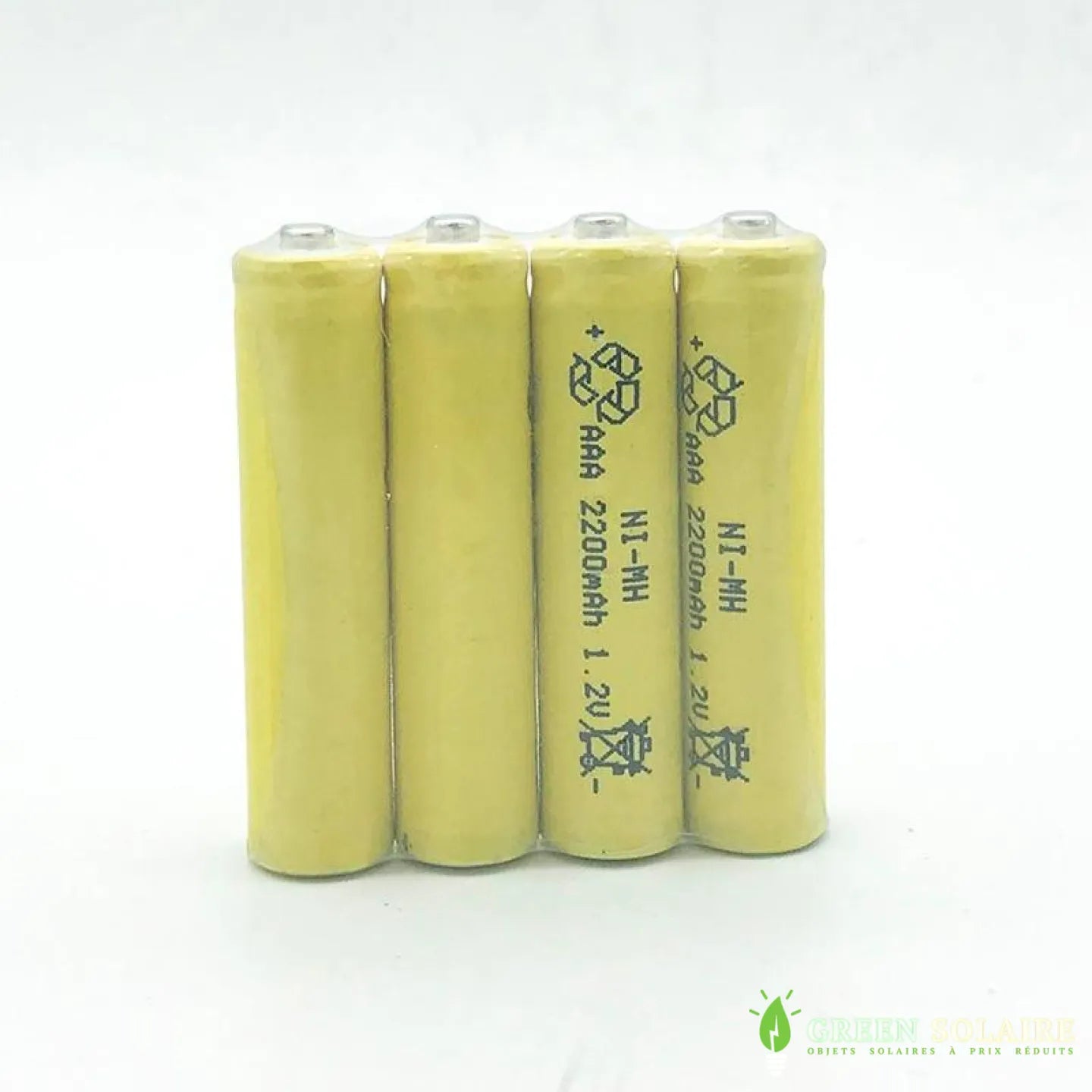 Pile solaire rechargeable AA 2200Mah 1,2V